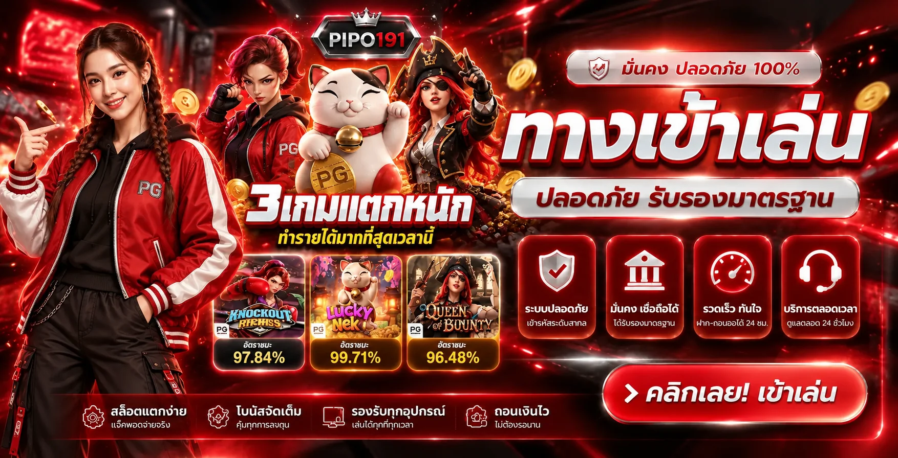 PIPO191 ทางเข้าเล่นเกม PG Soft บนมือถือ